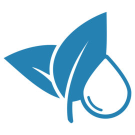 Icon Blatt und Tropfen